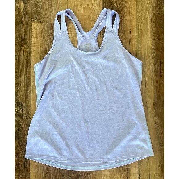 Lot 2 Avia Size L‎ Capri Black Leggings + Light Purple Activewear Razorback Top - Picture 8 of 15